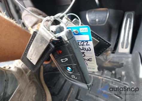 2022 BMW X3 xDrive30I из США, поврежденный, VIN 5UX53DP09N9K21463